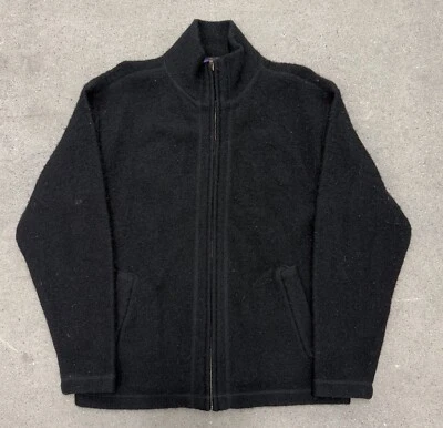 Vintage Patagonia Men's Wool Fleece Black BB1 - Image 1 of 4