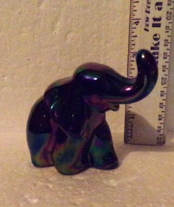 LOOK MOSSER CARNIVAL ELEPHANT FIGURINE DISPLAY - Picture 1 of 7