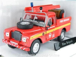 LAND ROVER FIRE & RESCUE ENGINE EMERGENCY CAR 1/43RD MODEL EXAMPLE BXD UIP89T[-] - Picture 1 of 4