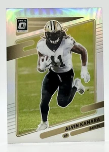 2021 Donruss Optic Holo #166 Alvin Kamara New Orleans Saints - Picture 1 of 2