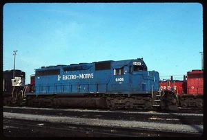 Original Schienenschieber - EMDX Electro-Motive Division 6406 Toronto ON 23.08.1997 - Bild 1 von 1