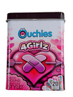 Ouchies 4Girlz Bandages Novelty Graphic Snap Lid Tin Empty #21502
