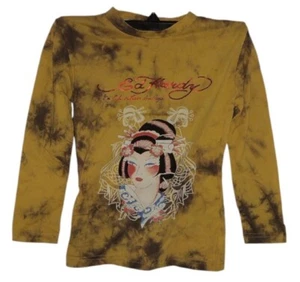 Ed Hardy Christian Audigier Kids Shirt Long Sleeve Y2K Size 4/5 NEW W/OUT TAGS - Picture 1 of 4