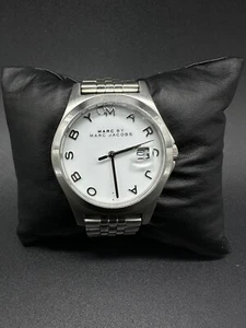Marc by Marc Jacobs MBM3391 SS The Slim Model White Dial WristWatch - Picture 1 of 12