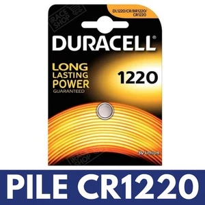 Pile Bouton CR1220 ◯ Lithium 3V pour Boitier Télécommande Plip Coque Clé RENAULT - Imagen 1 de 1