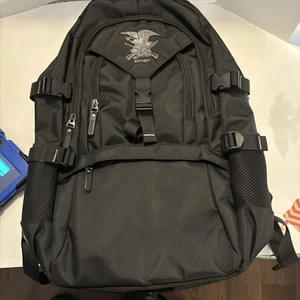 Large Black Tactical Backpack Many Compartments & Holds Laptop - Picture 1 of 10