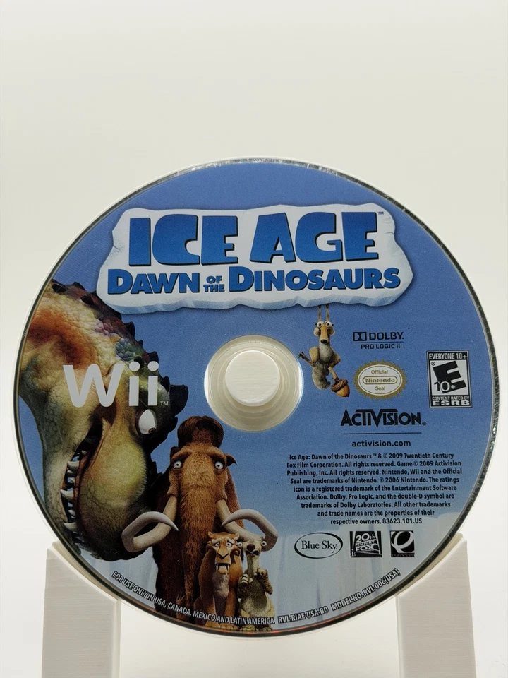 Игра Ice Age: Dawn of the Dinosaurs (Nintendo Wii, 2009 года) Loose - Изображение 1 из 1