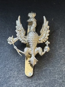 14th/20th Kings Hussars British Army Anodised Aluminium Staybright Cap Badge - Picture 1 of 3