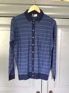 John Smedley LS Shirt Blue Medium NWT - Picture 1 of 7