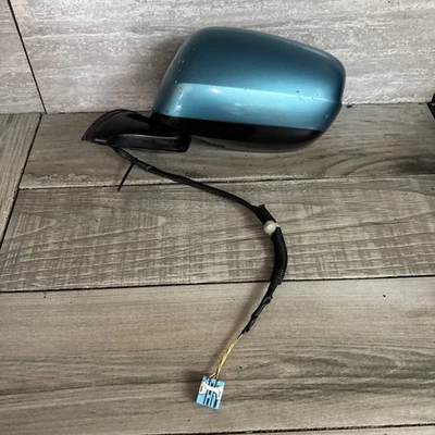 🇺🇸 Espejo retrovisor lateral izquierdo Honda Fit 2009-2014 azul eléctrico OEM Foto 1 de 4