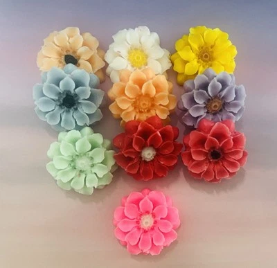 Wax Melts, Flower Wax Melts, Scented Wax Melts, 10 Piece, 10 Scents, Variety - Image 1 of 4