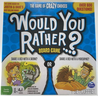 Would You Rather? Board Game The Game Of Crazy Choices Great 4 Family Game Night - Image 1 of 4