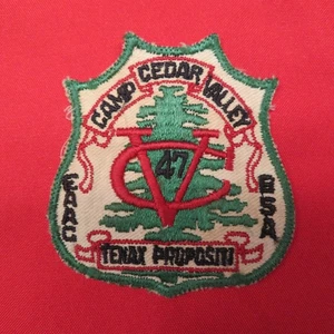 Pfadfinder 1947 Camp Cedar Valley Eastern Arkansas Area Council Patch F2512B1 - Bild 1 von 2
