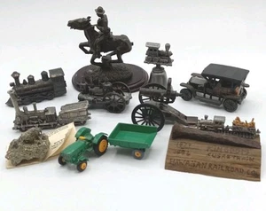 Vintage Miniature Die Cast Metal Pencil Sharpeners Figurine Toy Bell 11 Pieces - Picture 1 of 23