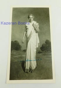 Signed Photograph Vijaya Lakshmi Pandit First Woman President United Nations - Picture 1 of 8