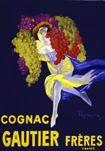AD28 Vintage 1900's French Cognac Drink Beverage Advertisment Poster A1 A2 A3 