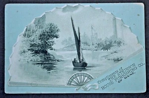 Trade Card Atkinson House Furnishings of Maine Portland ME FREE SHIPPING  - Picture 1 of 2