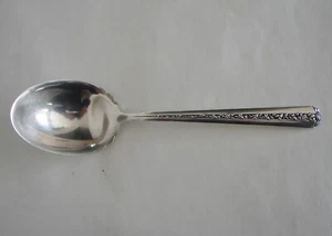 Vintage Towle Rambler Rose Solid Sterling Silver Sugar Spoon 5 7/8 in 1937 28g - Picture 1 of 4
