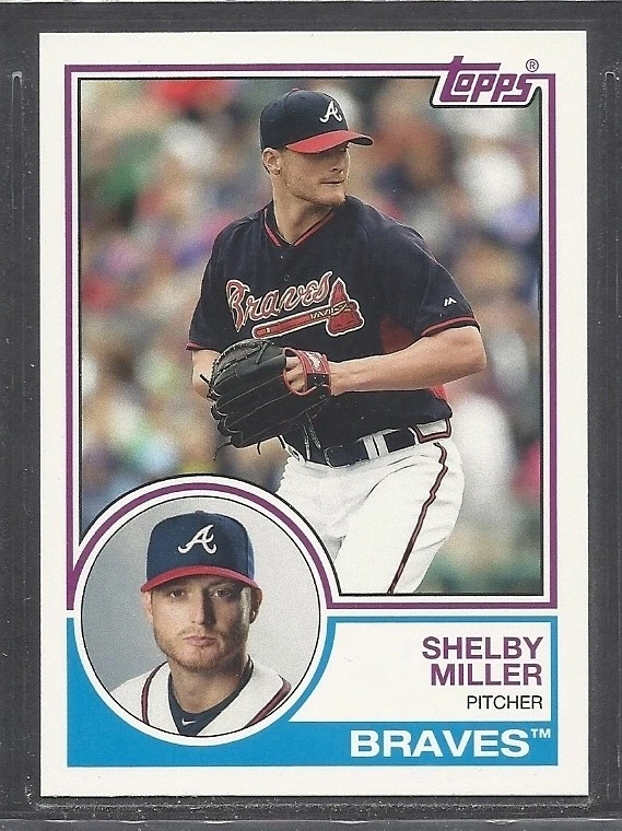 2015 Topps Archives Baseball - #230 - Shelby Miller - Atlanta Braves - Image 1 of 1