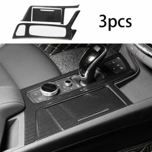For Cadillac CT5 2019-2020 ABS Carbon Fiber Middle Console Gear Shift Panel Trim - Picture 1 of 7