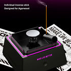 Black Smokeless Ashtray ABS Electronic USB Rechargeable Tray