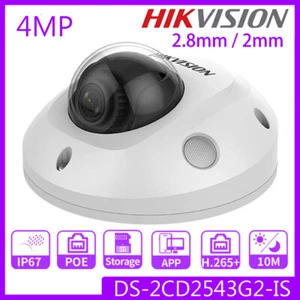 Hikvision DS-2CD2543G2-IS 4MP 2,8/2 mm AcuSense telecamera di rete a cupola microfono integrata - Foto 1 di 15