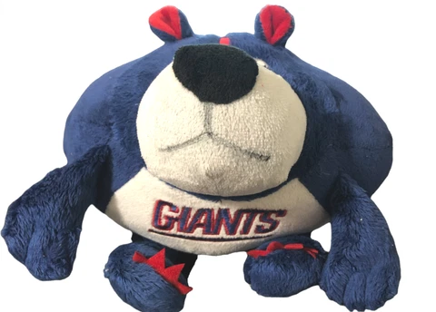 New York Giants Orbiez Plus Mascot Pillow Blue Cover