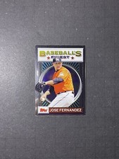 2013 Topps Finest Jose Fernandez 1993 Baseball’s Finest Rookie Card #93F-JF