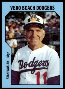 1985 TCMA Vero Beach Dodgers Stan Wasiak Vero Beach Dodgers #26