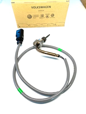 Sensore temperatura gas di scarico 04L906088JH/CC VW Tiguan AD1 Skoda Seat Ateca Audi 2.0TDI - Immagine 1 di 4