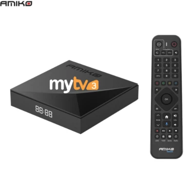 Amiko A11 Gold 4K Android OTT Media Streamer 4GB/64GB MYTV 3 - Image 1 of 4