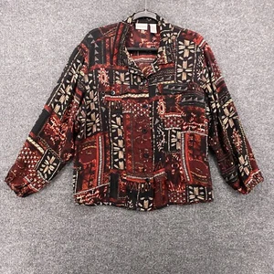 Blusa Top 3 de Seda Chicos para Mujer XL Retazos Botones Ligera Hippie Gitana - Imagen 1 de 9