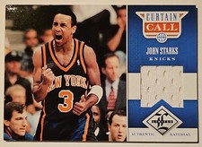 JOHN STARKS 2012-13 Limited Curtain Call Game Used Jersey SP /49 