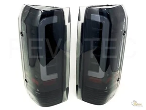 Black Smoke LED Tail Lights 90-96 Ford F150 Pickup 92-96 Bronco 97 98 F250 F350 - Picture 1 of 9