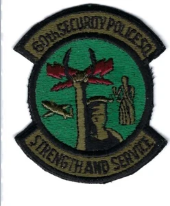 PATCH USAF 60TH SECURITY POLICE SQ SPS  TRAVIS AFB   B8-9 - Bild 1 von 1