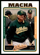 2005 TOPPS #287 KEN MACHA OAKLAND ATHLETICS