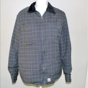 Zara Woman’s Grey, Yellow, & White Plaid Thick Jacket - Size Medium - Picture 1 of 9