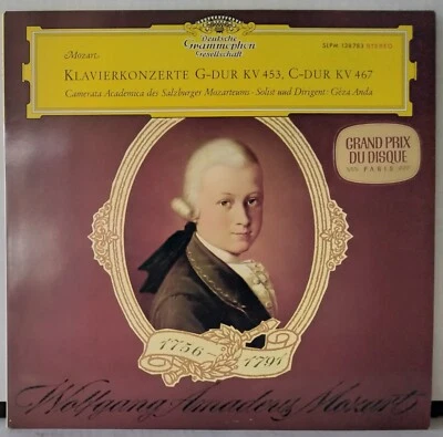 DGG 138 783 SLPM MOZART, GEZA ANDA KLAVIERKONZERTE GERMANY RED STEREO 1965 LP - Image 1 of 3