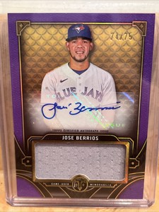 2022 Topps Triple Threads - Single Jumbo Relics Autographs #ASJR-JBE 74/75