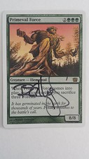 Primeval Force 8th Edition set signed by Randy Gallegos  MTG