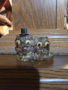 Vintage Googley Eyed Owls Pebbles & Stones Coated in Resin - Picture 1 of 2