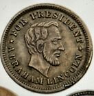 Lincoln/Johnson 1864 election civil war patriotic political token choice