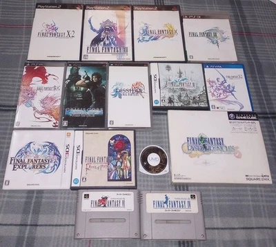 Final Fantasy VI Nintendo Super Famicom 15 Games Lot Japanese PS2 DS PS Vita PSP - Image 1 of 4