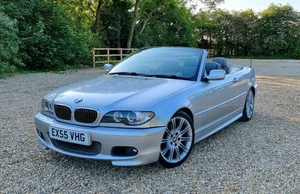 2005 '55' BMW 330Ci E46 Convertible M Sport AUTO in Titan Silver ONLY 47K Miles - Picture 1 of 23