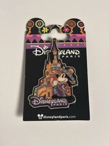 Disney Pin DLP Mickey Schloss Dia de los Muertos Tag der Toten Halloween Paris - Bild 1 von 6
