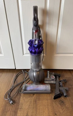 DYSON DC50 Ball Cyclone Iron Purple Upright Vacuum With Attachments Tested Works - Image 1 of 4