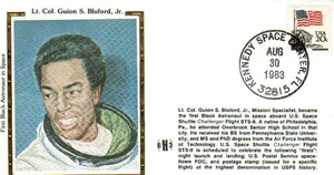 EBONAIRE Silk 1st Black Astronaut Space LTC Bluford - Imagen 1 de 1