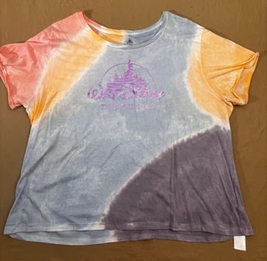 Disney T-Shirt Women's Size XXL Tie Dye Multicolor - Picture 1 of 8