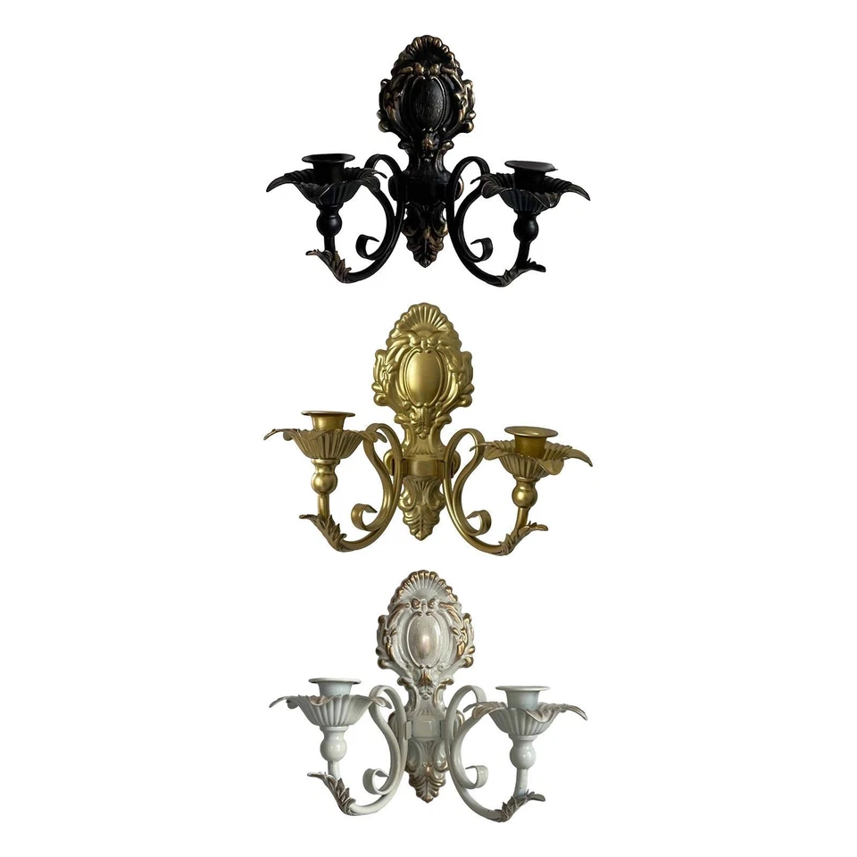 Candelabro de Pared Retro Decorativo Candelabro para Fiesta Camino Patio Foto 1 de 1