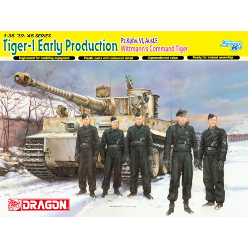 TIGER I EARLY PRODUCTION Pz.Kpfw.VI,Ausf.E KIT 1:35 Dragon Kit Mezzi Militari Mo - Immagine 1 di 1